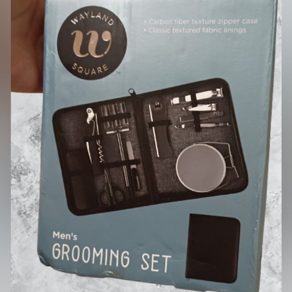💙 3 For $12 New Wayland Square Black Men's Grooming Set